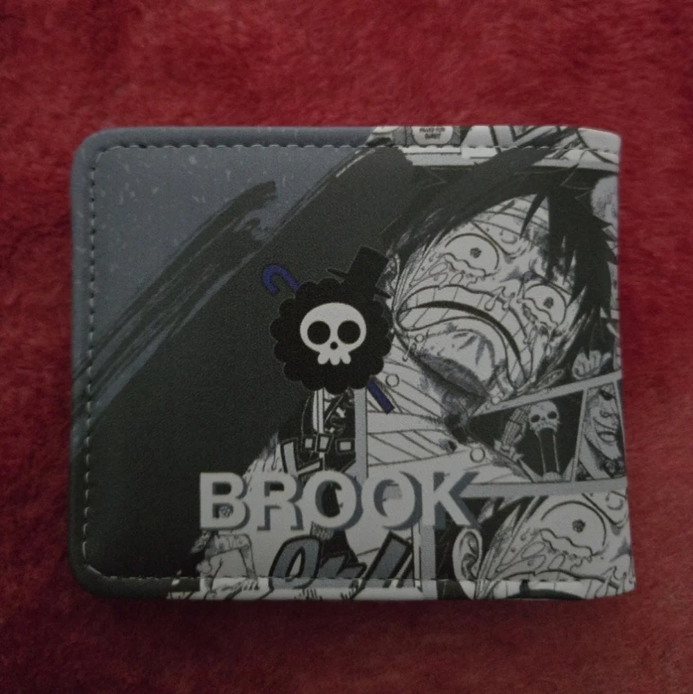 New one piece anime manga leather wallet